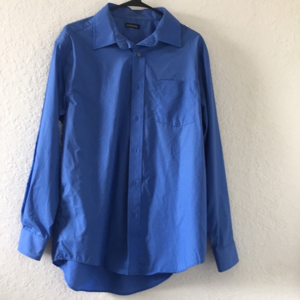 Men Casual George Shirt Size L 34-35